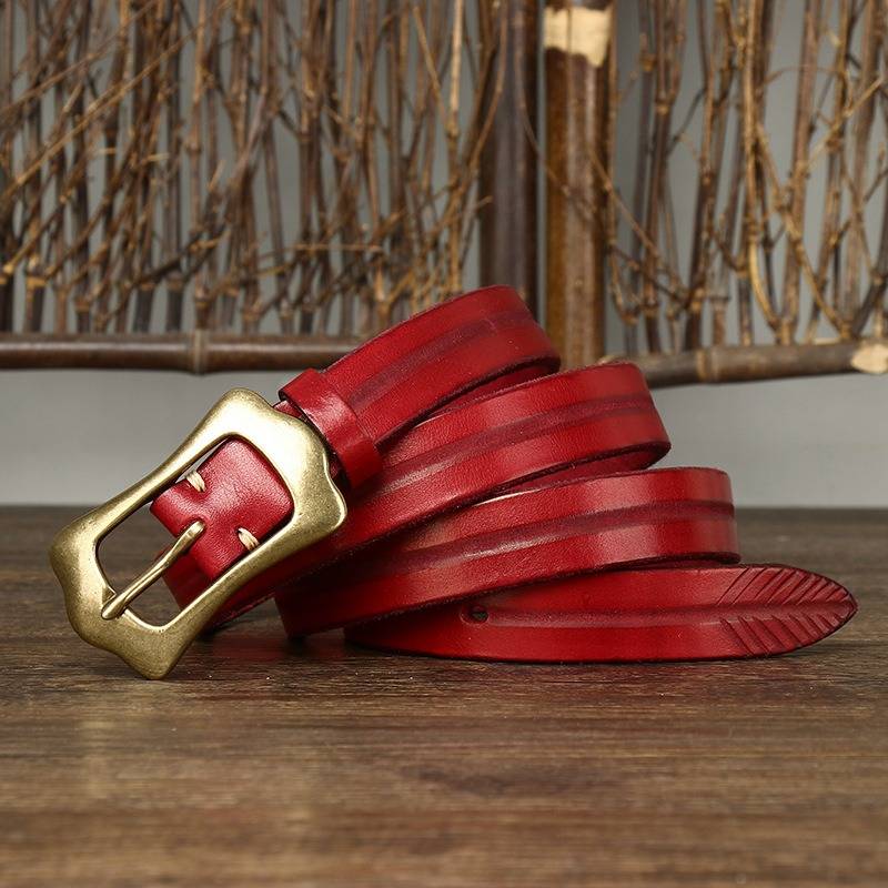 womens leather belts for jeans