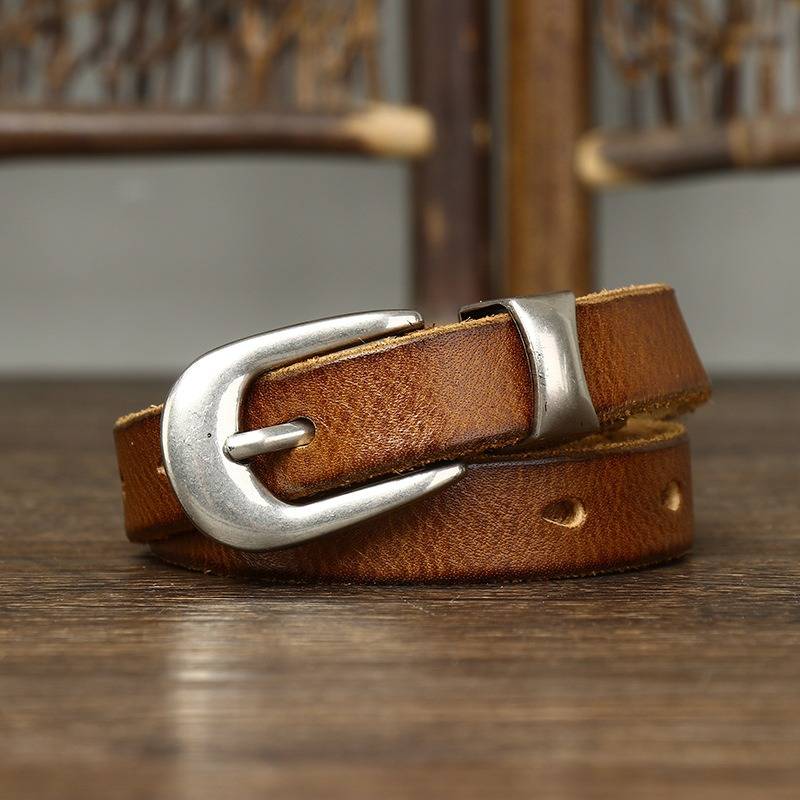 womens leather belts for jeans