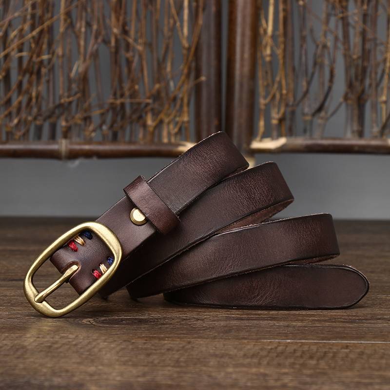 womens leather belts for jeans