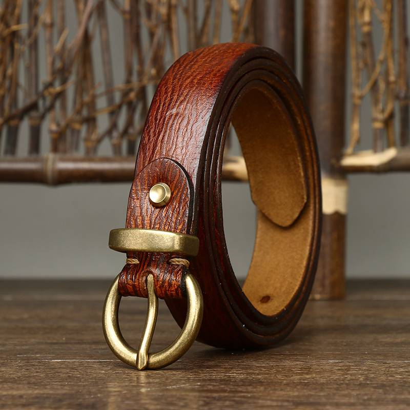 womens leather belts for jeans