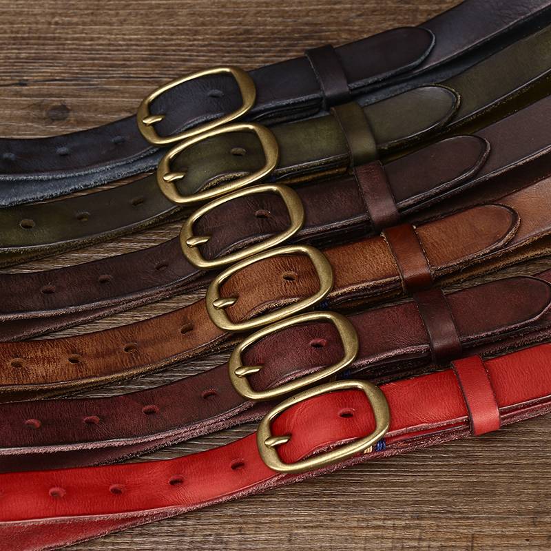 womens leather belts for jeans